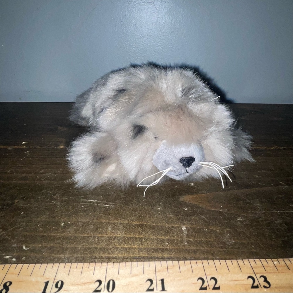 Spotted seal plush from Vancouver aquarium super cute